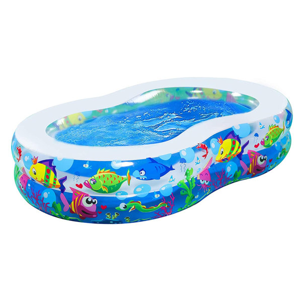 Foho 1.5' x 5.75' x 3.5' Plastic Kiddie Pool & Reviews Wayfair